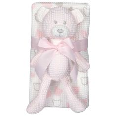 GREENWICH POLO CLUB ΚΟΥΒΕΡΤΑ ΠΙΚΕ 75X100 ΒΑΒΥ ESSENTIAL 8855 PINK, WHITE |  Βρεφικές Κουβέρτες στο espiti