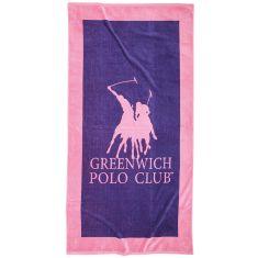 GREENWICH POLO CLUB ΠΕΤΣΕΤΑ ΘΑΛΑΣΣΗΣ 90Χ180 4001 PINK, PURPLE |  Πετσέτες Θαλάσσης στο espiti