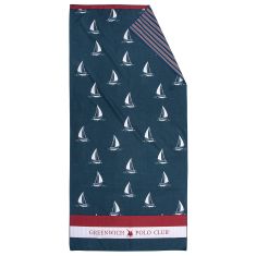 GREENWICH POLO CLUB ΠΕΤΣΕΤΑ ΘΑΛΑΣΣΗΣ 80Χ170 4026 BLUE, RED |  Πετσέτες Θαλάσσης στο espiti