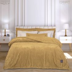 GREENWICH POLO CLUB ΚΟΥΒΕΡΤΑ FLEECE 160X220 ESSENTIAL 3488 OCHRE |  Κουβέρτες Βελουτέ Υπέρδιπλες στο espiti