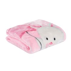 DAS BABY ΚΟΥΒΕΡΤΑ VELOUR 110X140 RELAX 4917 PINK |  Βρεφικές Κουβέρτες στο espiti