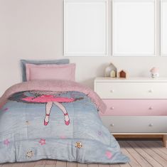 DAS KIDS ΚΟΥΒΕΡΤΟΠΑΠΛΩΜΑ 160Χ220 4922 GREY, PINK |  Παπλώματα Παιδικά στο espiti