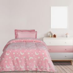 DAS KIDS ΚΟΥΒΕΡΤΑ FLEECE 160Χ220 4897 PINK, WHITE |  Κουβέρτες Παιδικές στο espiti