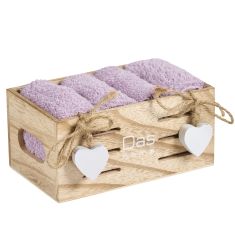 DAS HOME ΣΕΤ ΠΕΤΣΕΤΕΣ 4ΤΕΜΑΧΙΩΝ SOFT 4007 LILAC |  Σετ Πετσέτες στο espiti