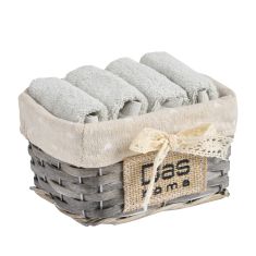 DAS HOME ΣΕΤ ΠΕΤΣΕΤΕΣ 4ΤΕΜΑΧΙΩΝ SOFT 4002 LIGHT GREEN |  Σετ Πετσέτες στο espiti