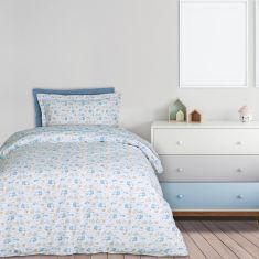 DAS KIDS ΣΕΤ ΣΕΝΤΟΝΙΑ ΜΟΝΑ 4918 BLUE, OCHRE, WHITE |  Σεντόνια Παιδικά στο espiti