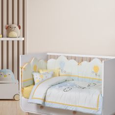 DAS BABY ΚΟΥΒΕΡΛΙ FUN 4880 ΓΑΛΑΖΙΟ, ΚΙΤΡΙΝΟ, ΜΕΝΤΑ |  Βρεφικό κουβερλί στο espiti