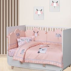 DAS BABY ΚΟΥΒΕΡΛΙ FUN 4878 ΓΚΡΙ, ΛΕΥΚΟ, ΡΟΖ |  Βρεφικό κουβερλί στο espiti