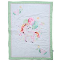 DAS BABY ΠΑΠΛΩΜΑ FUN DIGITAL 4919 MINT, PINK, WHITE |  Βρεφικά Παπλώματα στο espiti