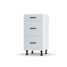 Modest Κάτω Ντουλάπι Συρταριέρα Γκρι  40x48x82 εκ AlphaB2B |  Ντουλάπια στο espiti
