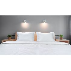 Beauty Home Σεντόνι ξενοδοχείου μονό Ribbon Art Ε1233 230TC Satin Stripe Percal Pennie 70%Cot-30%Pol 173x280 Λευκό       |  Υπνοδωμάτιο στο espiti