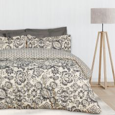 DAS HOME ΣΕΤ ΣΕΝΤΟΝΙΑ ΜΟΝΑ HAPPY 9677 BLACK, TAUPE |  Σεντόνια Υπέρδιπλα / King Size στο espiti