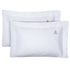 GREENWICH POLO CLUB ΖΕΥΓΟΣ ΜΑΞΙΛΑΡΟΘΗΚΕΣ CLASSIC 2351 WHITE |  Μαξιλαροθήκες Απλές στο espiti