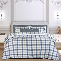 GREENWICH POLO CLUB ΣΕΤ ΣΕΝΤΟΝΙΑ ΥΠΕΡΔΙΠΛΑ 2265 BEIGE, GREY |  Σεντόνια Υπέρδιπλα / King Size στο espiti