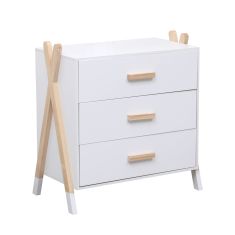 ΣΥΡΤΑΡΙΕΡΑ ΠΑΙΔΙΚH PASCHAL HM2493.03 ΜΕΛΑΜΙΝΗ-ΞΥΛΟ ΠΕΥΚΟΥ 76x40x80.5Υεκ |  Συρταριέρες -Κονσόλες στο espiti