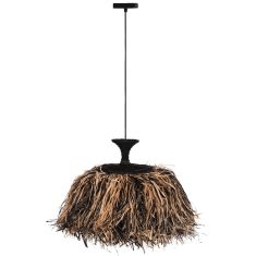 ΦΩΤΙΣΤΙΚΟ ΟΡΟΦΗΣ ORDEM HM4716 ΚΑΠΕΛΟ ΙΝΕΣ SISAL & ΜΠΑΝΑΝΑΣ-ΜΑΥΡΟ & ΦΥΣΙΚΟ Φ60x50Υεκ |  Οροφής στο espiti