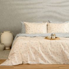 ΣΕΤ ΣΕΝΤΟΝΙΑ KING SIZE AMOUR BLUE/BEIGE ULTRA LINE (260X270) ΣΕΤ KING SIZE 260Χ270 MELINEN |  Σεντόνια Υπέρδιπλα / King Size στο espiti