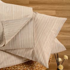 ΣΕΝΤΟΝΙ (ΣΕΤ 2 ΤΕΜ.) 100Χ200+32 NIKA ECRU/BEIGE CASUAL LINE MINI ΚΑΤΩΣΕΝΤΟΝΟ ΜΟΝΟ (Λ) 100Χ200+32cm + 50X70cm MELINEN |  Σεντόνια Υπέρδιπλα / King Size στο espiti