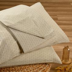 ΣΕΝΤΟΝΙ (ΣΕΤ 2 ΤΕΜ.) 100Χ200+32 LAYLA BEIGE CASUAL LINE MINI ΚΑΤΩΣΕΝΤΟΝΟ ΜΟΝΟ (Λ) 100Χ200+32cm + 50X70cm MELINEN |  Σεντόνια Υπέρδιπλα / King Size στο espiti