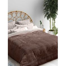 Κουβερτοπάπλωμα QUEUE BROWN 100% Πολυεστερικό Flannel 160 x 220 εκ. MADI |  Κουβερτοπαπλώματα  στο espiti