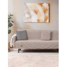 Ριχτάρι SAVANNA BEIGE PET 180 x 180 εκ. MADI |  Ριχτάρια στο espiti