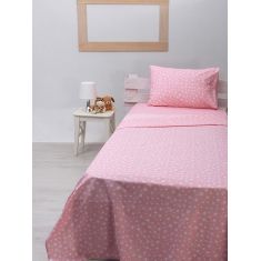 Παπλωματοθήκη Cotton Feelings 22 Pink Μονή (170x250) Sunshinehome |  Παπλωματοθήκες Μονές στο espiti