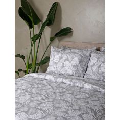 Σετ Σεντόνια Cotton Feelings 2038 Grey Διπλό με λάστιχο (150x205+30) Sunshinehome |  Σεντόνια Διπλά στο espiti