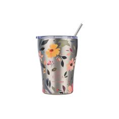 ESTIA ΘΕΡΜΟΣ COFFEE MUG SAVE THE AEGEAN 350ml SILVER BOTANIC - 01-31787 Estia |  Θερμός & Αξεσουάρ στο espiti