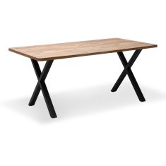 Τραπέζι Jeremy Megapap Mdf - μεταλλικό χρώμα ακακίας 140x80x75εκ. |  Τραπέζια στο espiti