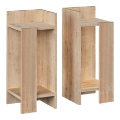 Κομοδίνο Elos Megapap σετ 2 τεμαχίων χρώμα sapphire oak 25x27x60εκ. |  Κομοδίνα στο espiti