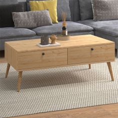 Τραπεζάκι σαλονιού Alis Megapap χρώμα oak 110x50x40εκ. |  Τραπεζάκια σαλονιού στο espiti