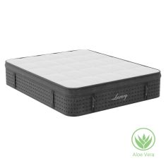 Στρώμα Luxury pakoworld pocket spring+gel memory foam+latex μονής όψης aloe vera 34-36cm 160x200εκ |  Στρώματα Ύπνου στο espiti