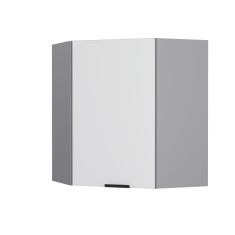 Craft Πάνω Ντουλάπι Γωνιακό Λευκό 60-60x30x72cm AlphaB2B |  Ντουλάπια στο espiti