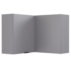 Craft Πάνω Ντουλάπι Γωνιακό Γραφίτης 60-60x30x72cm AlphaB2B |  Ντουλάπια στο espiti