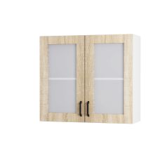 Modest Πάνω Ντουλάπι-Βιτρίνα Σονόμα 80x30x72cm AlphaB2B |  Ντουλάπια στο espiti