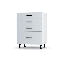 Modest Κάτω Ντουλάπι Συρταριέρα Γκρι 60x48x82 εκ AlphaB2B |  Ντουλάπια στο espiti