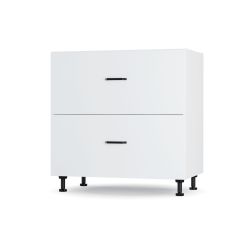 Modest Κάτω Ντουλάπι Συρταριέρα Λευκό 80x48x82cm AlphaB2B |  Ντουλάπια στο espiti