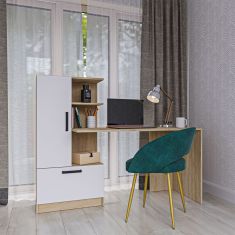 Γραφείο Standart Σονόμα Λευκό 150x59x120εκ AlphaB2B |  Γραφεία στο espiti