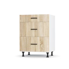 Modest Κάτω Ντουλάπι Συρταριέρα Σονόμα 60x48x82 εκ AlphaB2B |  Ντουλάπια στο espiti