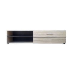 Έπιπλο TV Solo 163x41x38cm Sonoma με Wenge και MDF Καμπυλωτό τελείωμα στις πόρτες AlphaB2B |  Έπιπλα τηλεόρασης στο espiti
