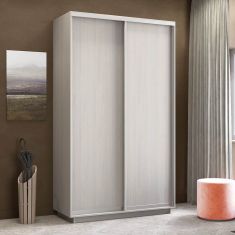 Ντουλάπα Diamont Λευκό 140x60x220cm AlphaB2B |  Ντουλάπες ρούχων στο espiti