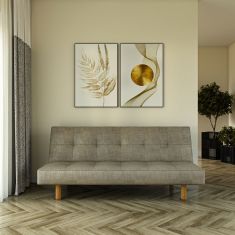 Καναπές Κρεβάτι Hermes Τριθέσιος Μπεζ 180x95x82cm AlphaB2B |  Καναπέδες στο espiti