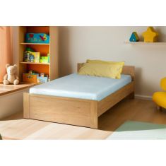 Κρεβάτι Pavi Ημίδιπλο Βελανιδιά με πάτωμα 120x200cm AlphaB2B |  Κρεβάτια στο espiti