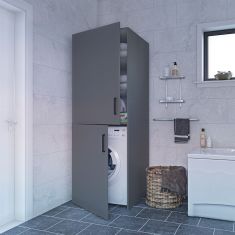 Ντουλάπα Πλυντηρίου Laundry Γραφίρης 70x68x190cm AlphaB2B |  Στήλες Μπάνιου στο espiti