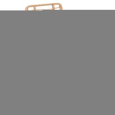 ΚΑΡΕΚΛΑ ΕΞ.ΧΩΡΟΥ ALLEGRA HM5454.11 ΜΕΤΑΛΛΟ&ΜΑΞΙΛΑΡΙ ΜΑΥΡΟ-ΜΠΕΖ WICKER 50,5x49,5x88Υεκ |  Πολυθρόνες κήπου στο espiti