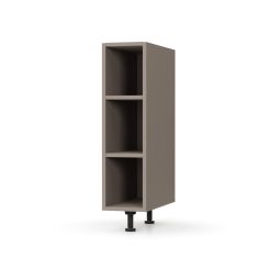 Charlotte κάτω ντουλάπι με ράφια 20x46.5x82εκ Μόκα AlphaB2B |  Ντουλάπια στο espiti