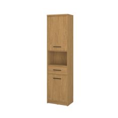 Ραφιέρα Pavi Βελανιδιά 50x33.8x197.2cm AlphaB2B |  Βιβλιοθήκες γραφείου στο espiti