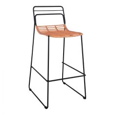 ΣΚΑΜΠΟ ΜΕΤΑΛΛΙΚΟ ALLEGRA HM5642 ΜΕ WICKER ΣΕ ΜΠΕΖ ΑΠΟΧΡΩΣΗ 48x53x100 εκ. |  Σκαμπώ κήπου στο espiti