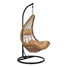 ΚΡΕΜΑΣΤΗ ΦΩΛΙΑ LUCIA HM5676.01 ΜΕ WICKER&ΜΑΞΙΛΑΡΙΑ ΜΠΕΖ-ΜΑΥΡΟ ΜΕΤΑΛΛΟ Φ95Χ195Υεκ. |  Κούνιες στο espiti