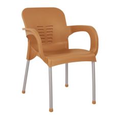 ΠΟΛΥΘΡΟΝΑ ΠΟΛΥΠΡΟΠΥΛΕΝΙΟΥ KAREK HM5592.03 ΧΡΩΜΑ ΞΥΛΟΥ ΜΕ ΠΟΔΙ ΑΛΟΥΜΙΝΙΟΥ 59x58x81Y |  Πολυθρόνες κήπου στο espiti
